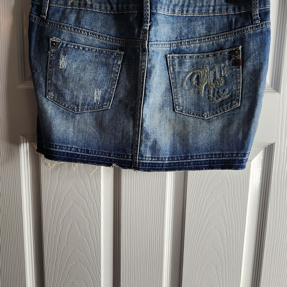 Mango Blue Denim Skirt - Picture 4 of 4